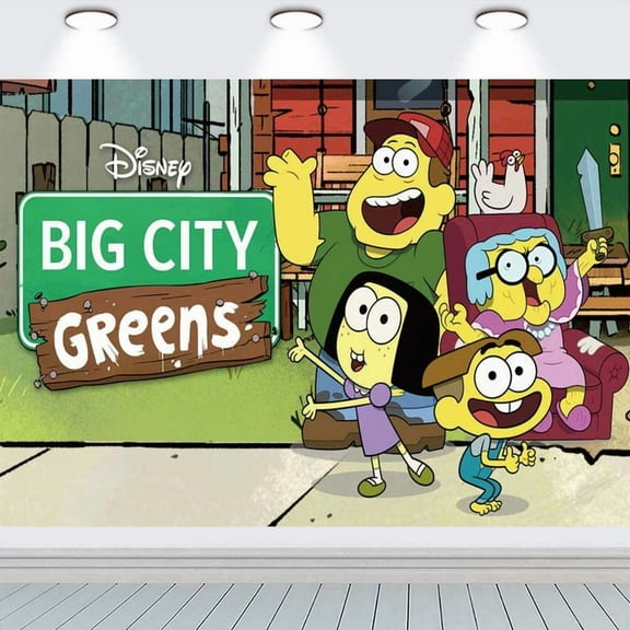 Big City Greens Taspestry Poster Banner Backdrop Background Wall Decor Party Supplies