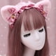 thumbnail image 5 of 1 unid gato oreja campana diadema encantadora niña peluche cabeza linda gato oreja campana tocado, 5 of 5