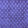 thumbnail image 1 of Ahgly Company Machine Washable Indoor Square Abstract Blue Modern Area Rugs, 8' Square, 1 of 4
