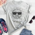 thumbnail image 2 of We Lit Fam Shirt, Unisex Women's Men's Shirt, Sun Shirt, Sunshine Shirt, Fam Shirt, Heather Ash, Medium, 2 of 6