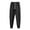 Black, variant on Mens Sweatpants Solid-Color Casual Loose Sports Work Pants With Drawstring Pockets And Elastic Waistband Long Trousers Green,M