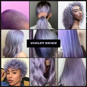 Bleach London Super Cool Color Semi-Permanent Hair Color Cream, Violet Skies, 5.07 oz