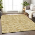 thumbnail image 4 of Dalyn Rugs Premium Machine Washable Mayfield AMF728 Gold 3' x 5' Rug, 4 of 7