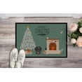 thumbnail image 2 of Carolines Treasures CK7691MAT 18 x 27 in. Dapple Wire Haired Dachshund Christmas Everyone Indoor or Outdoor Mat, 2 of 4
