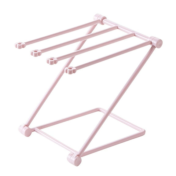 LAMIRO Foldable Clothes Drying Rack,Collapsible Racks for Hanging Laundry,Wash Cloths,or Towels High Quality PP Baby Bottles Drying Rack for Kitchen