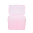 thumbnail image 3 of Caja de almacenamiento de arte de uñas vacía, organizador de maquillaje de arte de uñas de 2 rejillas, organizador de almohadillas quitaesmalte, instalación sin esfuerzo, 3 of 14