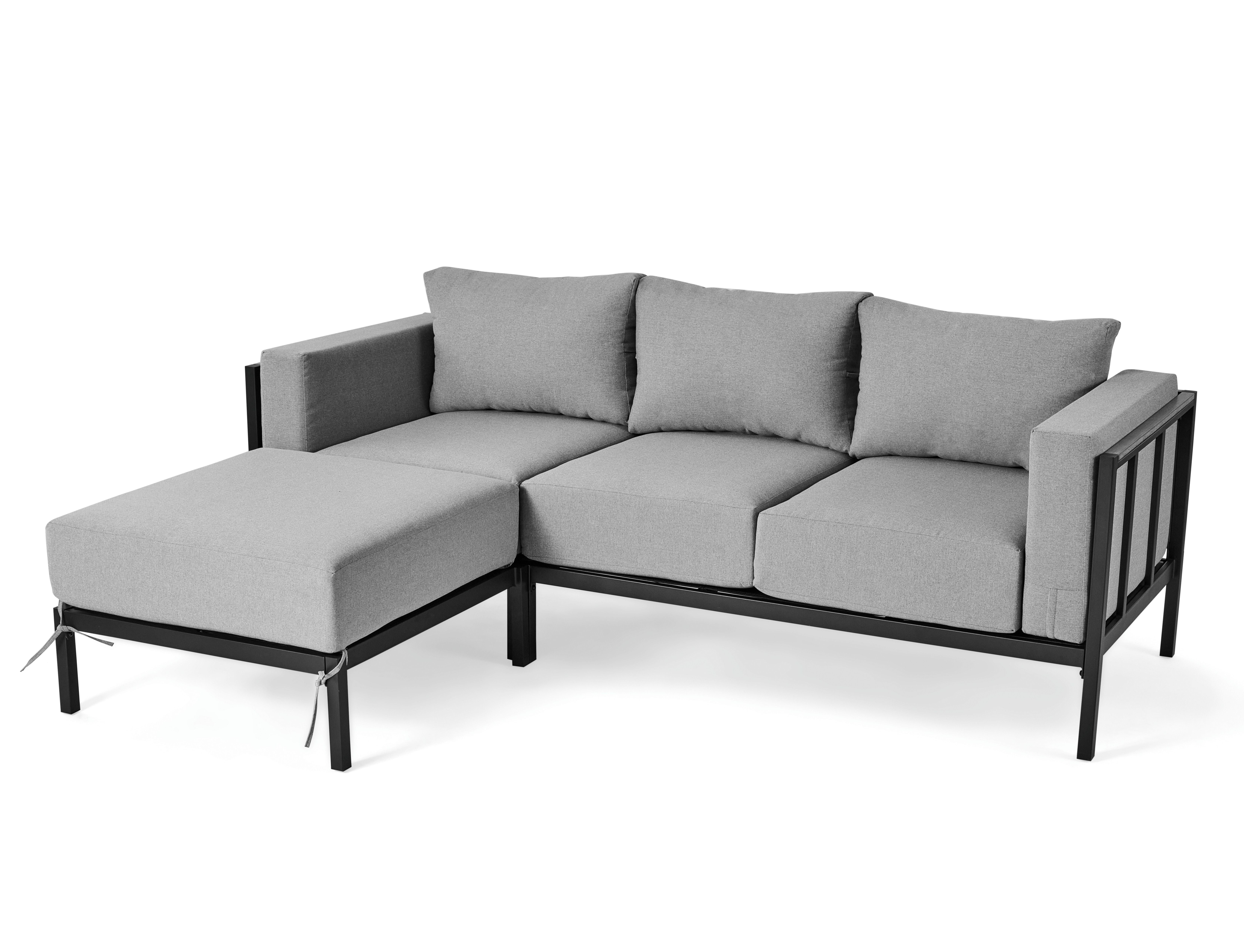 Better Homes & Gardens Marlow Outdoor 2pc Patio Sectional, Gray