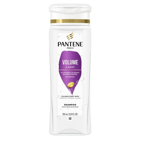 Pantene Shampoo Volume & Body 12oz (Pack of 2)