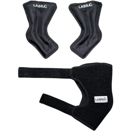 UPC: 0643570085697 | Labra Canine Dog Ice and Heat Therapy Compression Brace (Large)