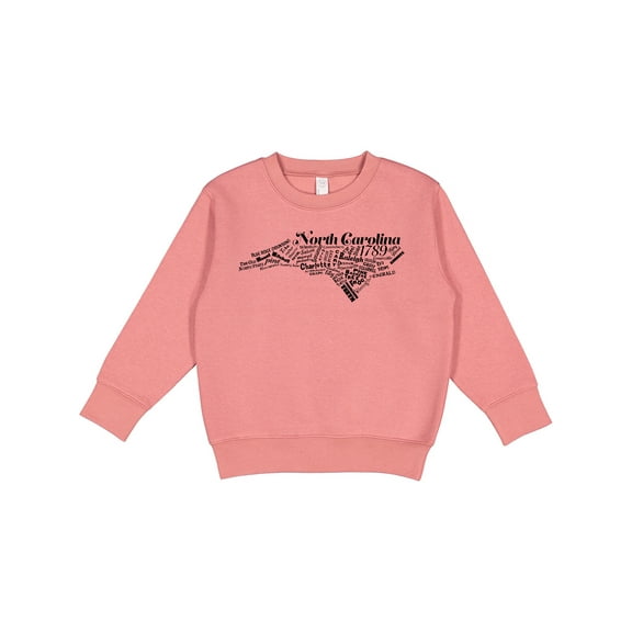 Inktastic North Carolina Word Salad Toddler Sweatshirt