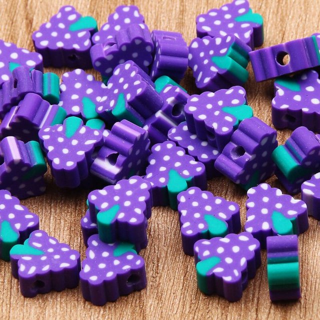 Cuentas espaciadoras de arcilla polimérica para fabricación de joyas, accesorios para collar, pulsera y pendientes, manualidades hechas a mano, 20/50/100 Uds.