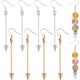 thumbnail image 1 of 4 pares de pendientes con cuentas, 2 colores, colgantes de metal, dijes, barras de pendientes con cuentas de plata dorada, eslabones de pendientes colgantes con conector de joyería de cuentas cónicas., 1 of 5