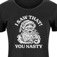 thumbnail image 3 of Instant Message - Santa I Saw That You Nasty - Women's Any Way Dress, 3 of 7
