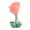 1#H, variant on SLYNSHome LED Table Lamps with Pleated Shade Desk Night Light Bedside Flower Table Lamps for Living Room Bedroom Office Dorm (Pink)