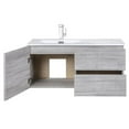 thumbnail image 4 of Cutler Kitchen and Bath Beachwood 42" Wood Wall Mount Bathroom Vanity in Gray, 4 of 5