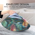 thumbnail image 4 of Yayeee Pillowcase Standard Size Set of 2 Satin Wrinkle Resistant Envelope Pillow Case, Art Water Lilies Pattern, 4 of 8