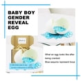 thumbnail image 4 of Baby Gender Reveal Egg, Boy Gender Reveal, Unique Gender Reveal Ideas, Surprise Egg with Blue Sequins, for Parents, Grandparents, Friends, 4 of 5