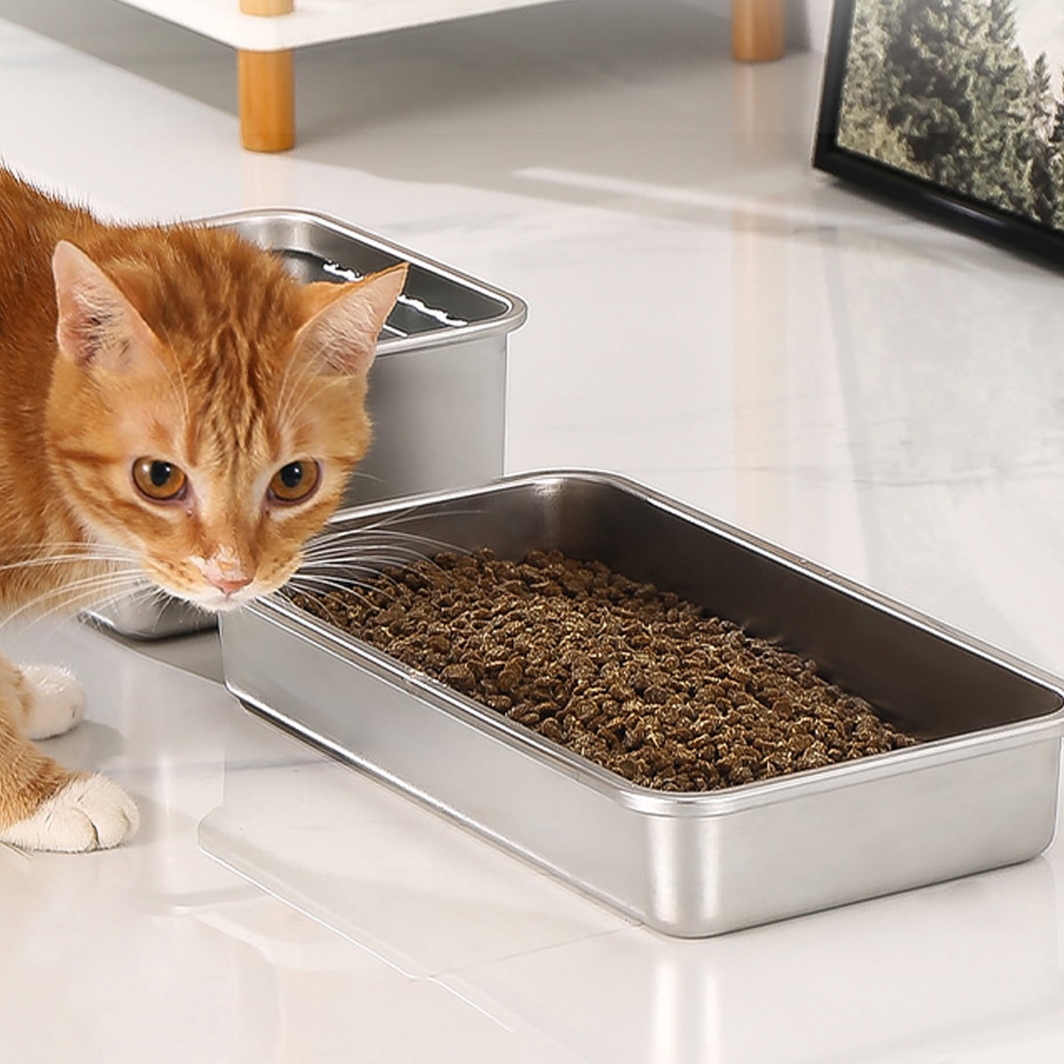 Stainless Steel Dog Bowls, Dog Water Bowls, And Dog Food Bowls For Large Dogs, Outdoor Large Dog Water Bowls For Large Dogs-Style1