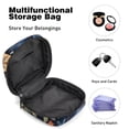 thumbnail image 4 of 1Pc Cute Period Bag Menstrual Cup Pouch, Large Storage Bag Sanitary Purse for Sanitary Napkin Pads, Letter J with Birds Leaves Retro Pattern Pads Organizer for Girls Women, 4 of 6