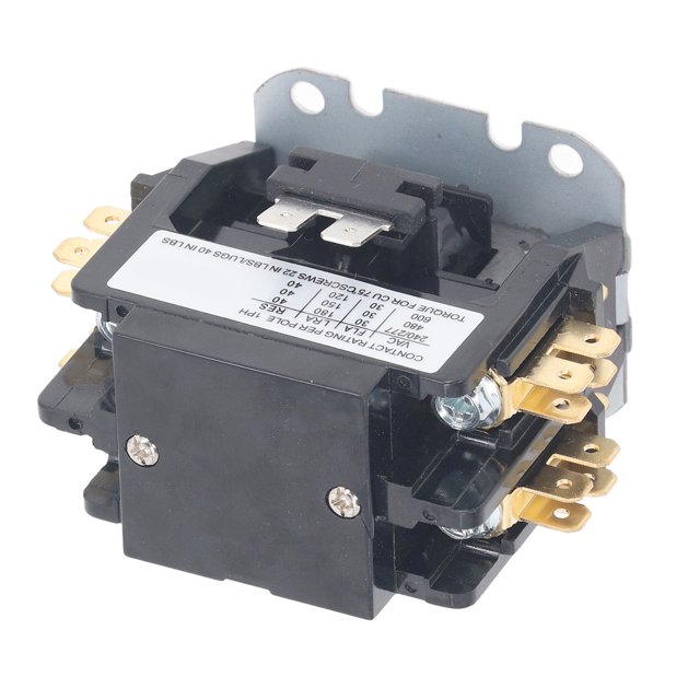 Contactor De Aire Acondicionado 30A 2P Contactor De Motor Calefacción Ventilación Contactor De Aire Acondicionado Interruptor De Relés De Repuesto Para Control De Potencia