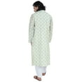 thumbnail image 4 of Atasi Traditional Long Sleeve Kurta For Men Mandarin Collar Neck Wear Party Wear, 4 of 7