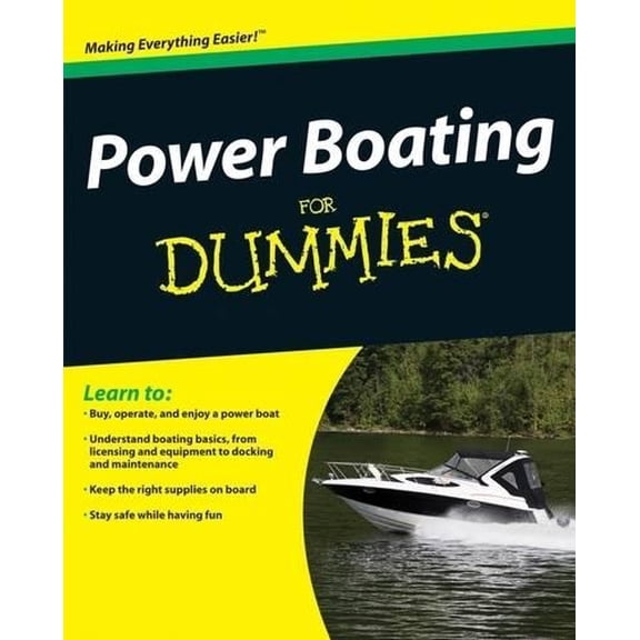 Pre-Owned Power Boating for Dummies (Paperback) 0470409568 9780470409565