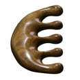 thumbnail image 2 of Massage Scalp Comb Wide Wooden Massage Little Moon, 2 of 8