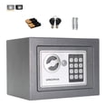 thumbnail image 1 of Caja Fuerte Negra de Seguridad Digital con Llave Pequeña Kingsman KMCF23N, 1 of 8