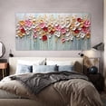 thumbnail image 4 of Pintura de flores de una pieza, impresiones abstractas en lienzo, imagen de arte de pared para sala de estar, envío gratis, decoración moderna del hogar sin marco, 4 of 4