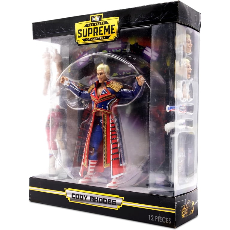AEW Unrivaled Supreme- 6 inch Cody Rhodes Elite Wrestling Action