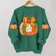 thumbnail image 7 of Enjoytime Halloween Crew Neck Sweatshirts Women Pumpkin Print Long Sleeve Pullover Tops Fall Fashion Lightweight Casual Sweatshirt, 7 of 7