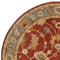 thumbnail image 5 of SAFAVIEH Heritage Chauncey Traditional Wool Area Rug, Red/Blue, 8' x 8' Round, 5 of 6