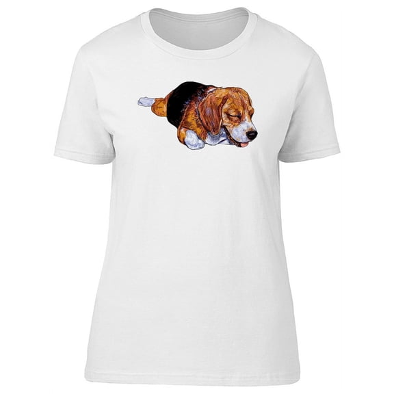 Cute Beagle Dog, Lovely Tee Women's -Image by Shutterstock