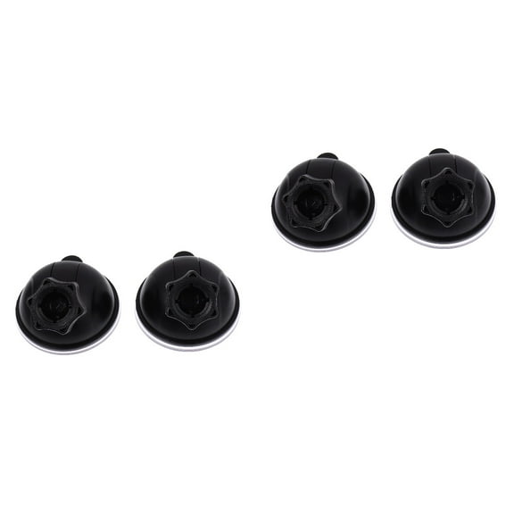 2 PCS Car Stand Suction Cup Mount Dash Cam Holder 4.50X4.50X4.30CM Black