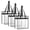 Black:3PCS, variant on Clear Tote Bag Stadium Approved 12x12x6, 2 Pack Heavy Duty PVC Clear Tote with Zipper for Concerts, Work & School, Pink