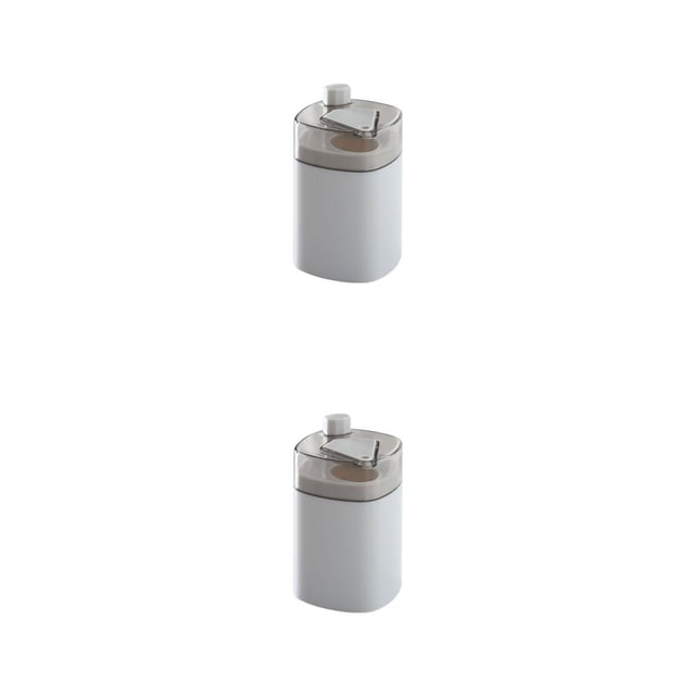 Matsuzay Caja de palillos de Dispensador de estilo simple pequeño Automático Conveniente Creativamente Soporte de palillos de Gris 2piezas