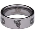 thumbnail image 2 of Ancient Celtic Dragon Tungsten Carbide Ring, 2 of 9
