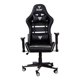 thumbnail image 3 of Silla Gamer Yugen Reclinable Ergonómica Ajustable Resistente Negro Blanco Saigo YG-2010 Yugen YG-2010, 3 of 4