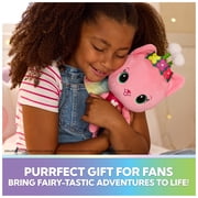 Gabby’s Dollhouse Fairylandia Rainbow Light-Up Kitty Fairy, Plush Toy for Ages 3 & Up