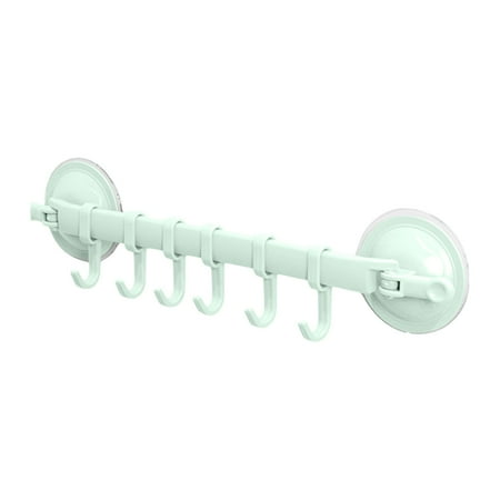 

2 Packs Back to School Sale HooksBathroom & Kitchen Storage Hooks Plastic Household Bathroom Suction Cup 6 Hooks Tower Coat Hangers Rack Purple by BnGAJN