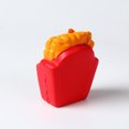 thumbnail image 2 of Juguetes de descompresión de pelota antiestrés - Juguetes para apretar - Juguete de presión de alivio del estrés - Lindo juguete de pastel de papas fritas, no pegajoso, 1 pieza brillar Juguete, 2 of 3