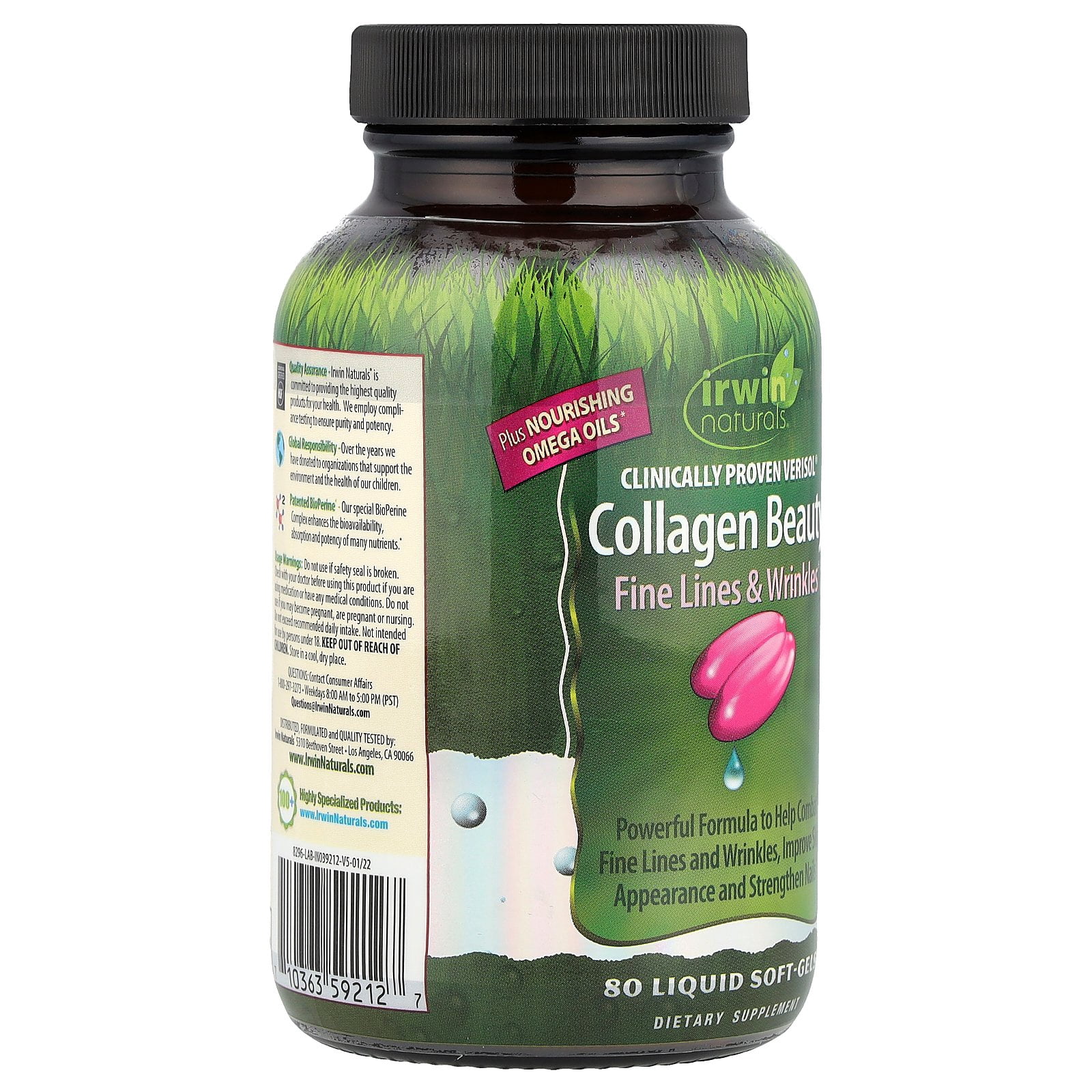 Irwin Naturals Irwin Naturals Collagen Beauty - 80 Capsules