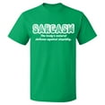 thumbnail image 2 of OXI T-Shirt - Sarcasm Defense Against Stupidity, Basic Casual T-Shirt for Men's and Women Fleece T-Shirt Short Sleeve - Irish Green Medium, 2 of 3