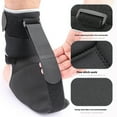 thumbnail image 6 of tasrioml Adjustable Night Splint for Plantar Fasciitis & Foot Drop Breathable SBR Ankle Brace with Arch Support Non-Slip Straps Unisex Orthotic for Pain Relief Sleep, 6 of 8