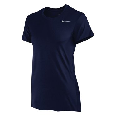 Nike Legend Women's Short Sleeve Tee (Large, Navy)