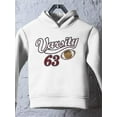 thumbnail image 3 of Varsity 63 Football Hoodie Toddler -Image by Shutterstock,  5 Toddler, 3 of 4