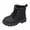 e#167Black392, variant on CAIVO Stylish Girls Boots Soft Sole Short Ankle Boots Kids Winter Girls Solid Color Everyday Stylish Child Shoes