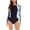 28 Light Blue, variant on Qeaghou Womens Swimsuits One Piece Long Sleeve Rash Guard Knee High Bathing Suits Swimsuit Fashion Surfing Athletic Swimwear
