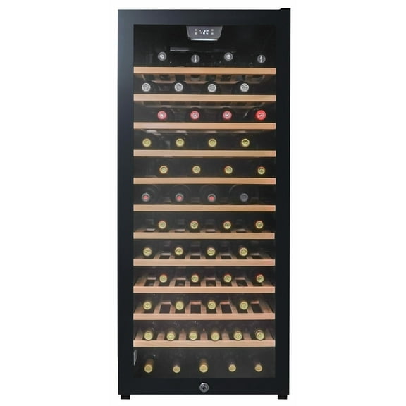 Danby 94 Bottle Free-standing Wine Cooler in Black DWC94L1B