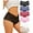 6Pack A, variant on CuteByte Lace Boyshorts Underwear for Women Cheeky V Waist Breathable Panties 6 Pack S-XXL